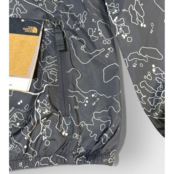 The North Face Kids Never Stop Hooded WindWall Jacket Asphalt Grey Size M (10) - Picture 5 of 14